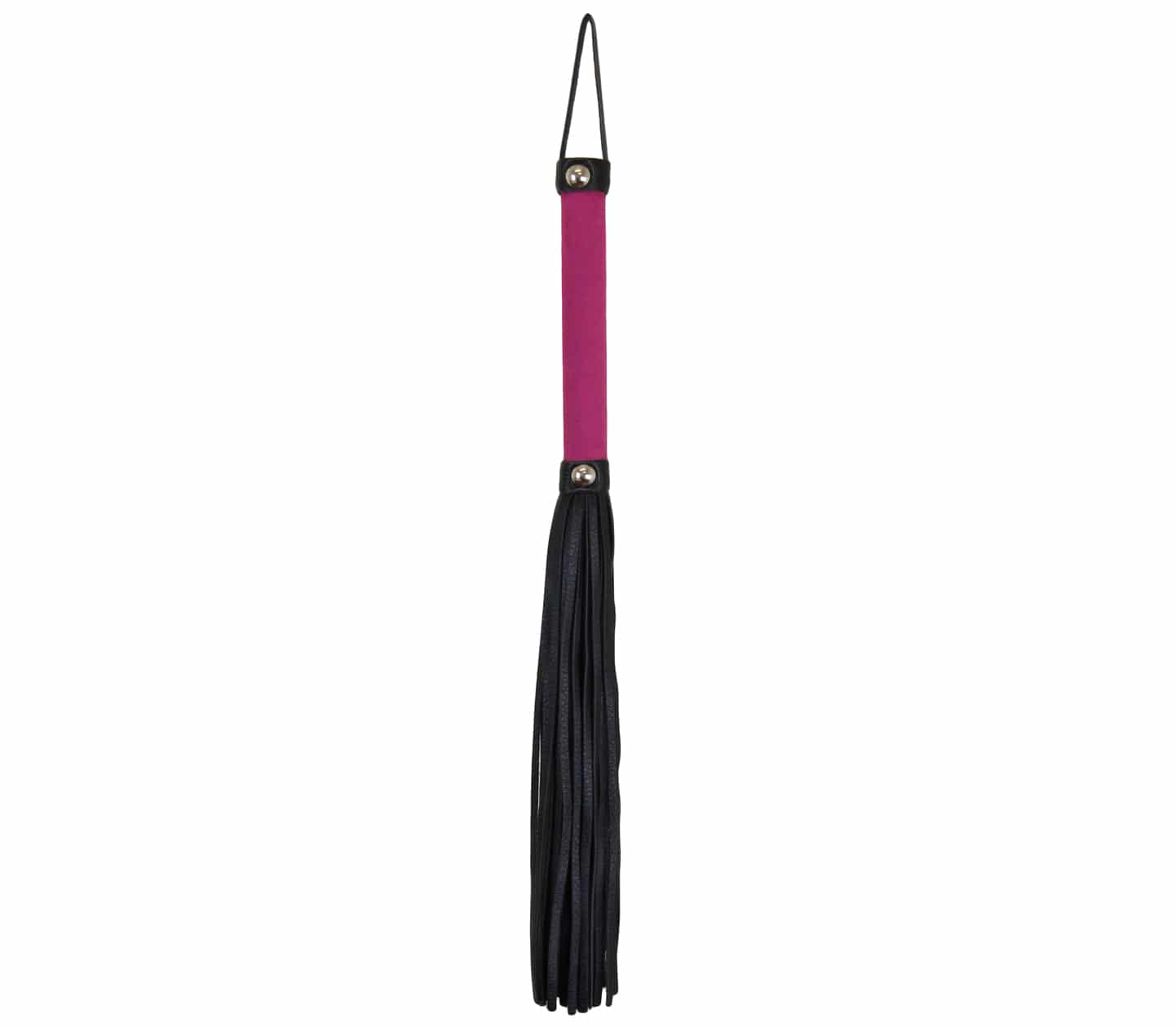 Love In Leather Soft Velveteen Handle BDSM Flogger Pink Whips And Crops