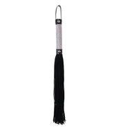 Love In Leather Sparkly Rhinestone Handle BDSM Flogger Default Title Whips And Crops