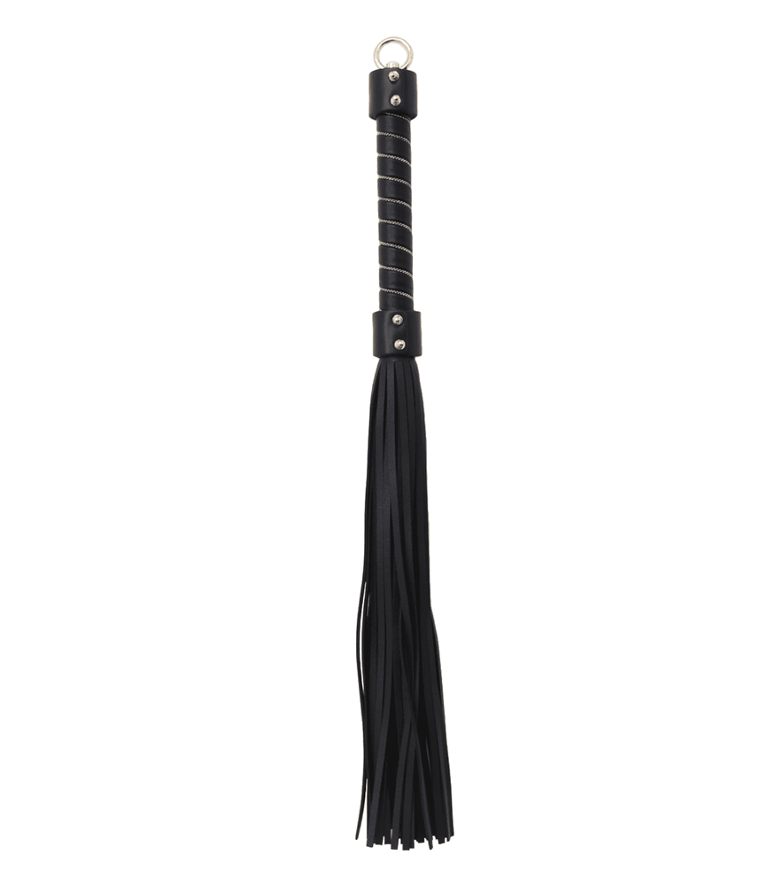 Love In Leather BDSM Flogger with Chain Detail Whips And Crops
