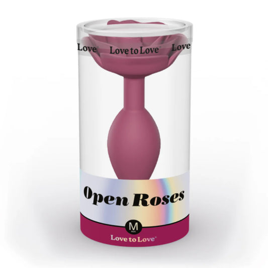 OPEN ROSES - Elegant Silicone Anal Pleasure Plug - Butt Plugs