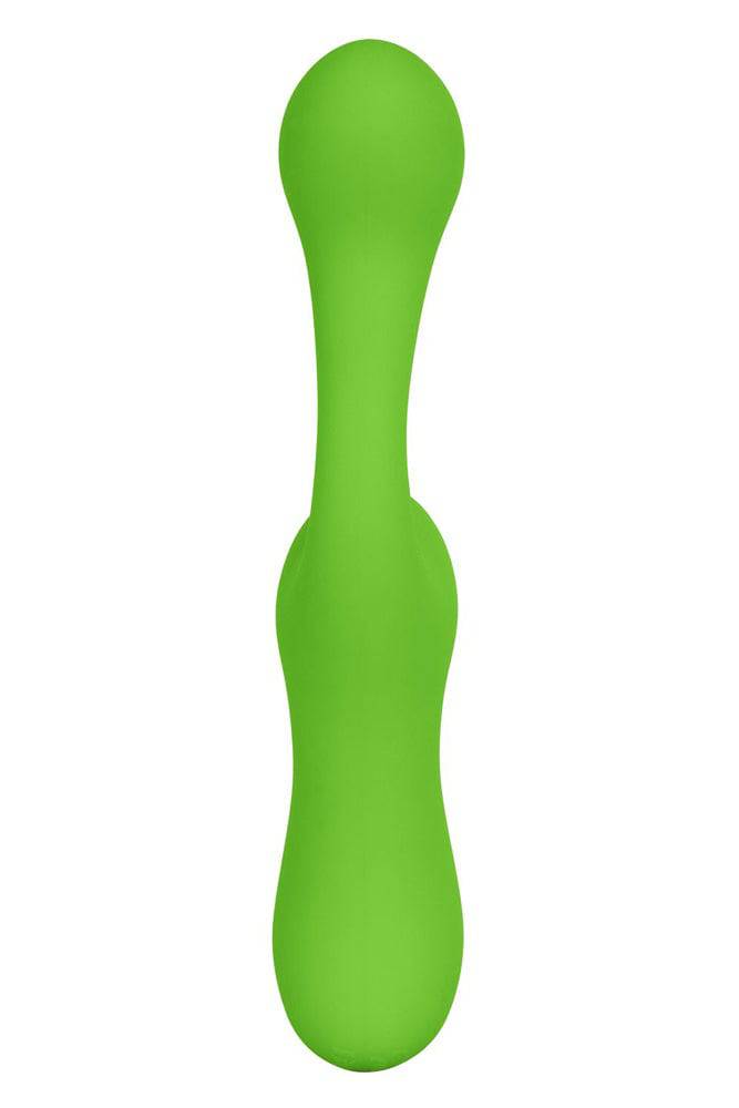 Lust By Jopen L16 Silicone Rabbit Vibrator Green Prostate Toys