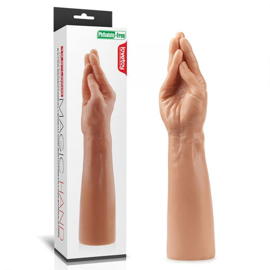 Lovetoy King Sized Realistic Magic Hand Fisting Dildo Flesh 36cm Realistic Dildos