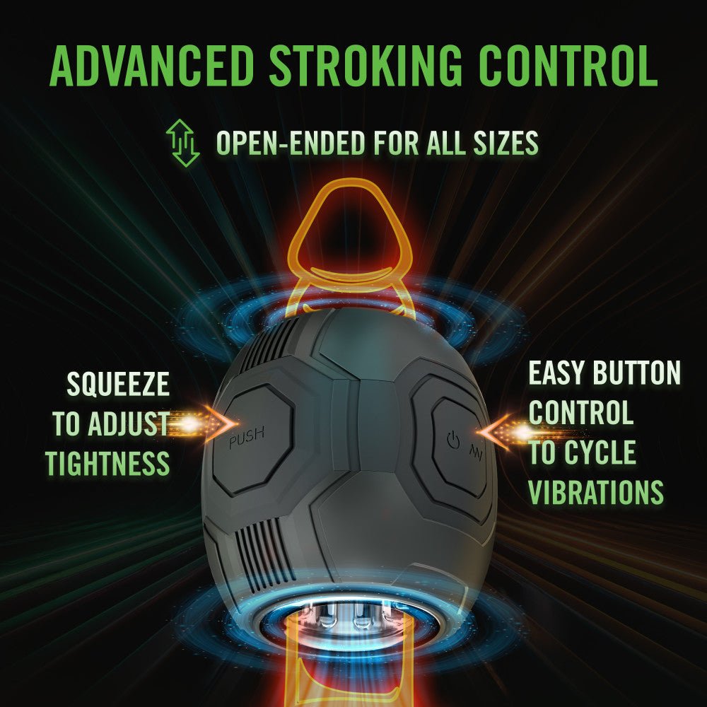 Blush Novelties M For Men Dome X USB Rechargeable Vibrating Male Pleasure Stroker Masturbators and Strokers