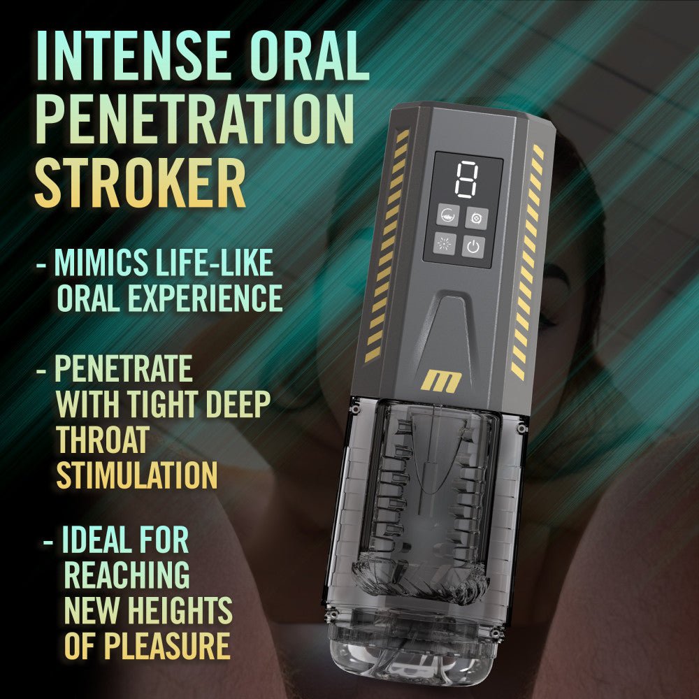 Blush Novelties M For Men SpinMaster Pro Vibrating & Rotating Auto Stroker Masturbators and Strokers