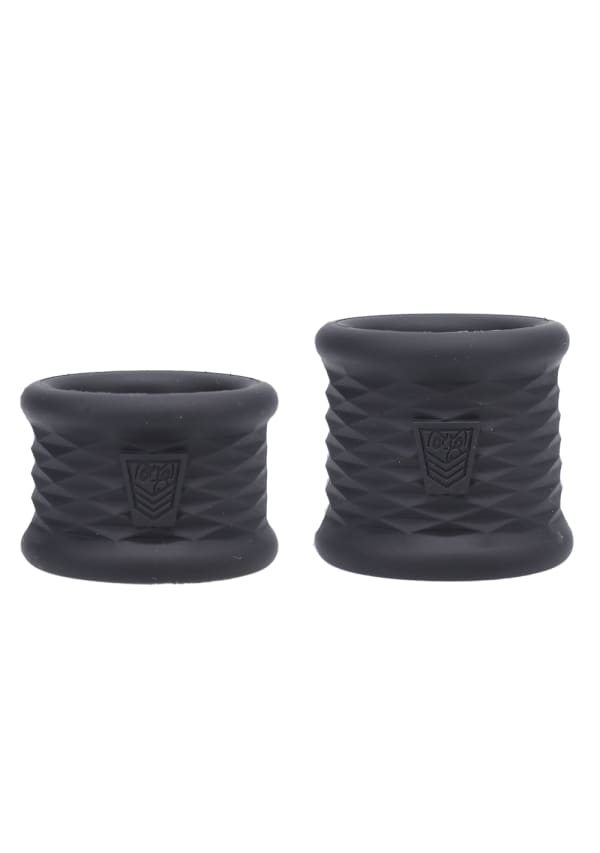 Doc Johnson Fort Troff Stretch Flex Trainers Cock Ring Black Stretchy Cock Rings