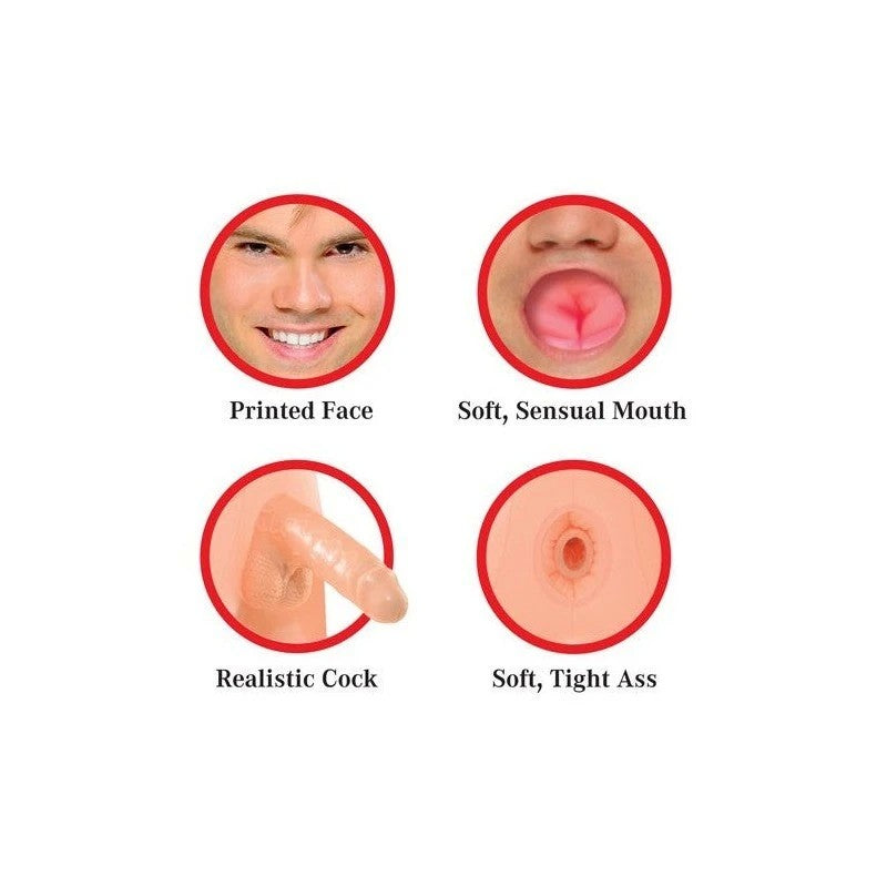 Pipedream Extreme Dollz Big Cock Brad Inflatable Love Doll Love Dolls