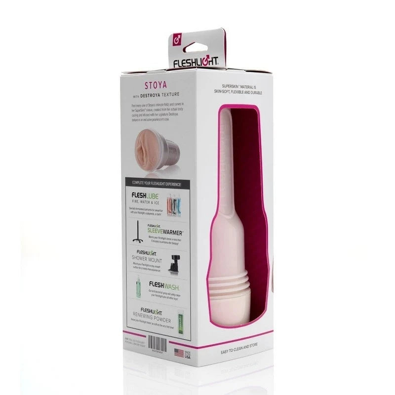 Fleshlight Girl Stoya Realistic Pleasure Mens Stroker Sleeve Masturbators and Strokers