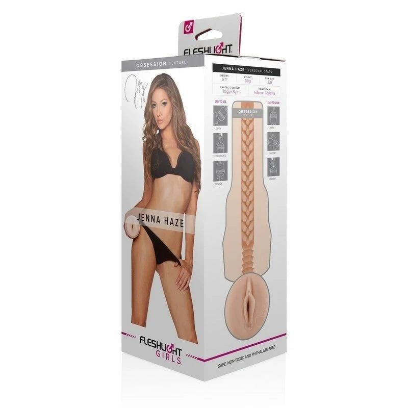 Fleshlight Girls Jenna Haze Porn Star Realistic Mens Masturbator Masturbators and Strokers