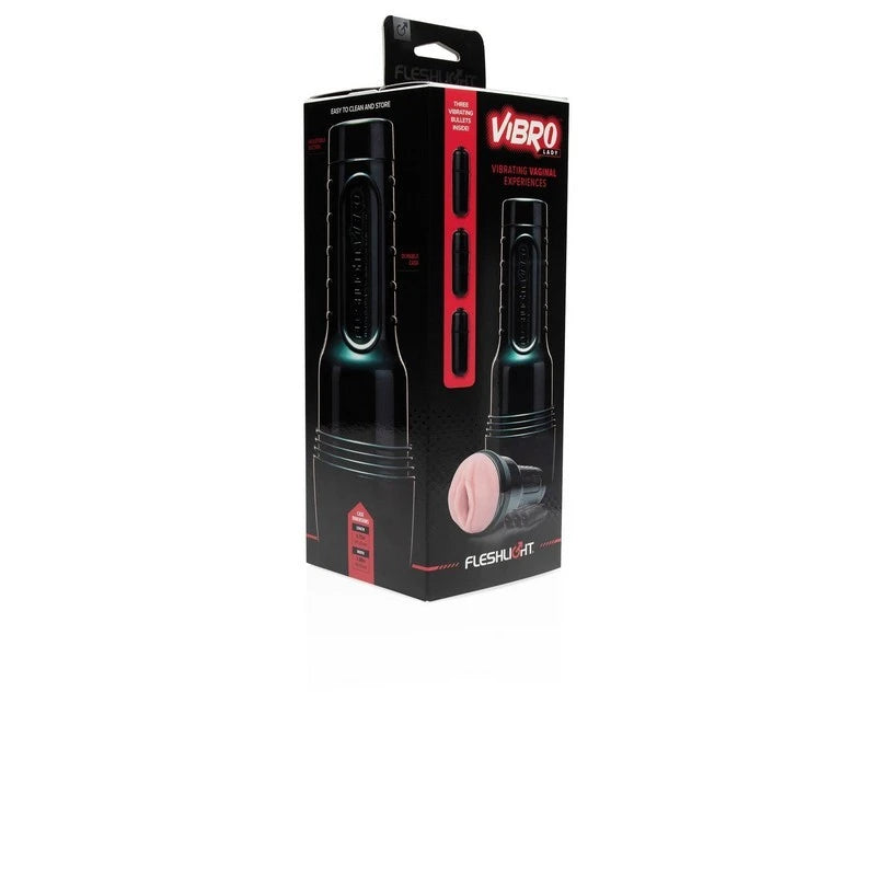Fleshlight Vibro Pink Lady Touch Realistic Vagina Stroker Masturbators and Strokers