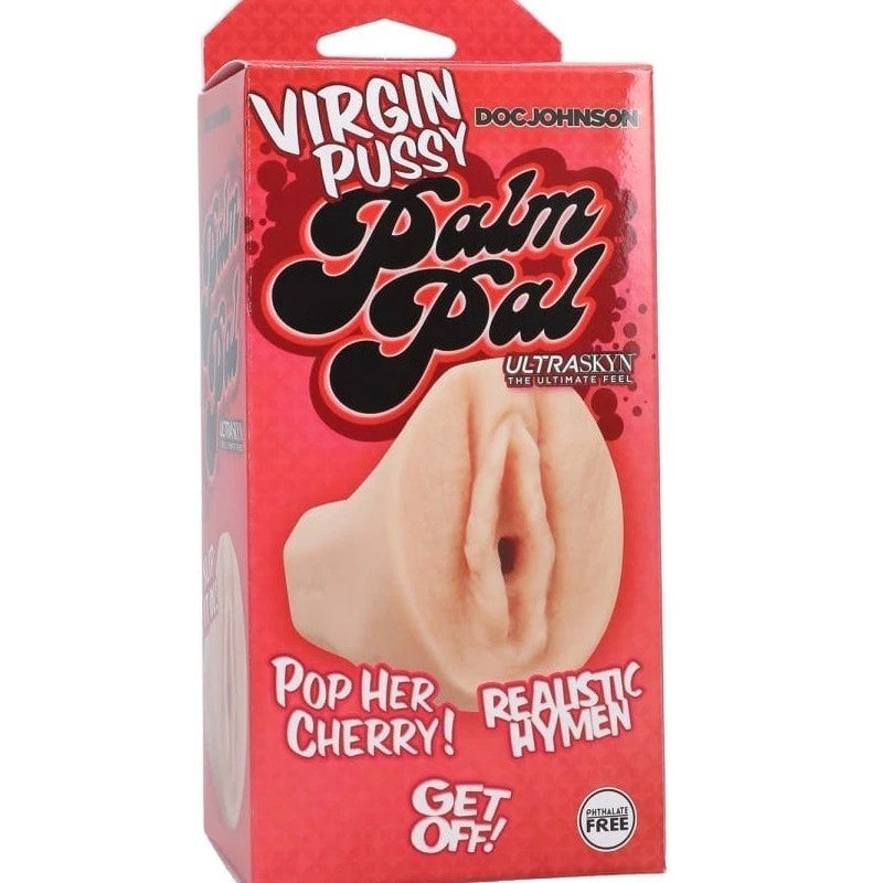 Doc Johnson Palm Pal UR3 Virgin Pussy Realistic Stroker Masturbators and Strokers
