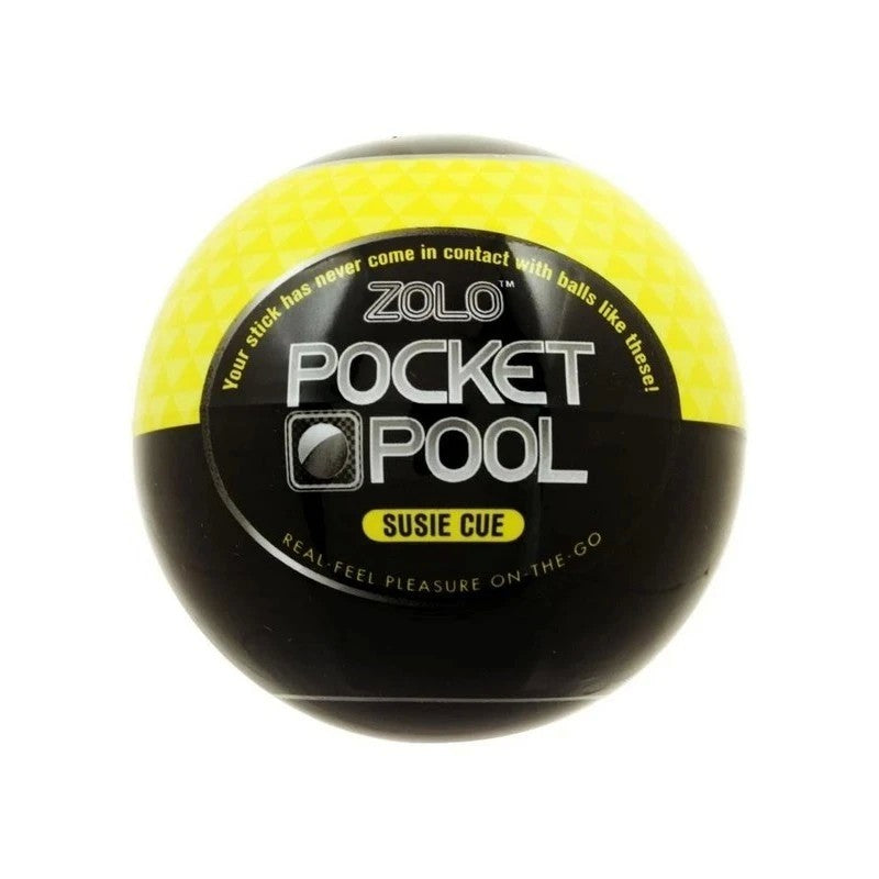Zolo Pocket Pool Single Susie Cue - Discreet Pleasure Companion Masturbators and Strokers