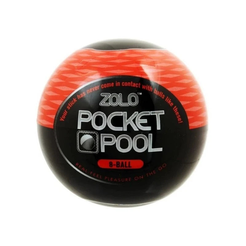 Zolo 8-Ball Pocket Pool - Compact Pleasure on the Go Masturbators and Strokers