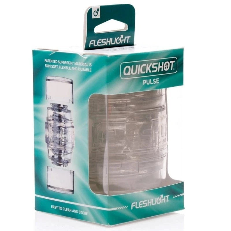 Fleshlight Quickshot Pulse Flexible and Durable Male Masturbator Masturbators and Strokers