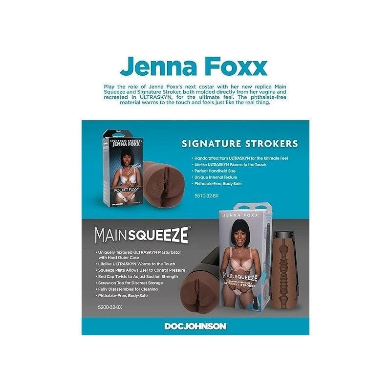 Signature Strokers Ultraskyn - Jenna Foxx Pocket Pussy Masturbators and Strokers