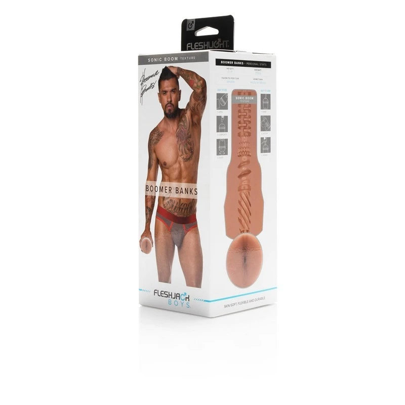 Fleshjack Boys Boomer Banks Sonic Boom Mens Stroker Masturbators and Strokers