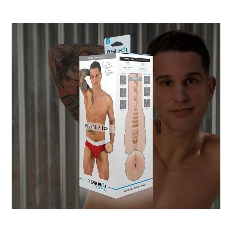 Fleshjack Boys Pierre Fitch Scorpio Male Masturbator Sleeve Masturbators and Strokers