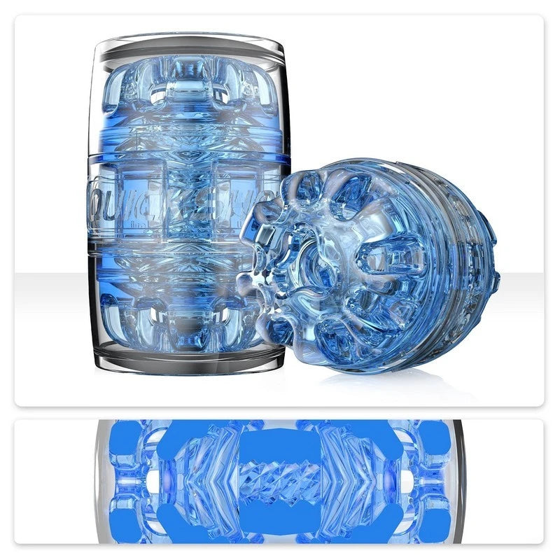 Fleshlight Quickshot Turbo Male Pleasure Stroker Blue Ice Masturbators and Strokers