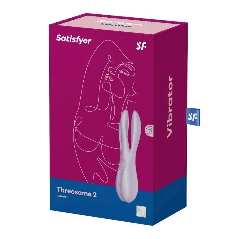Satisfyer Threesome 2 Layon 12 Functions Clitoral Massager Masturbators and Strokers