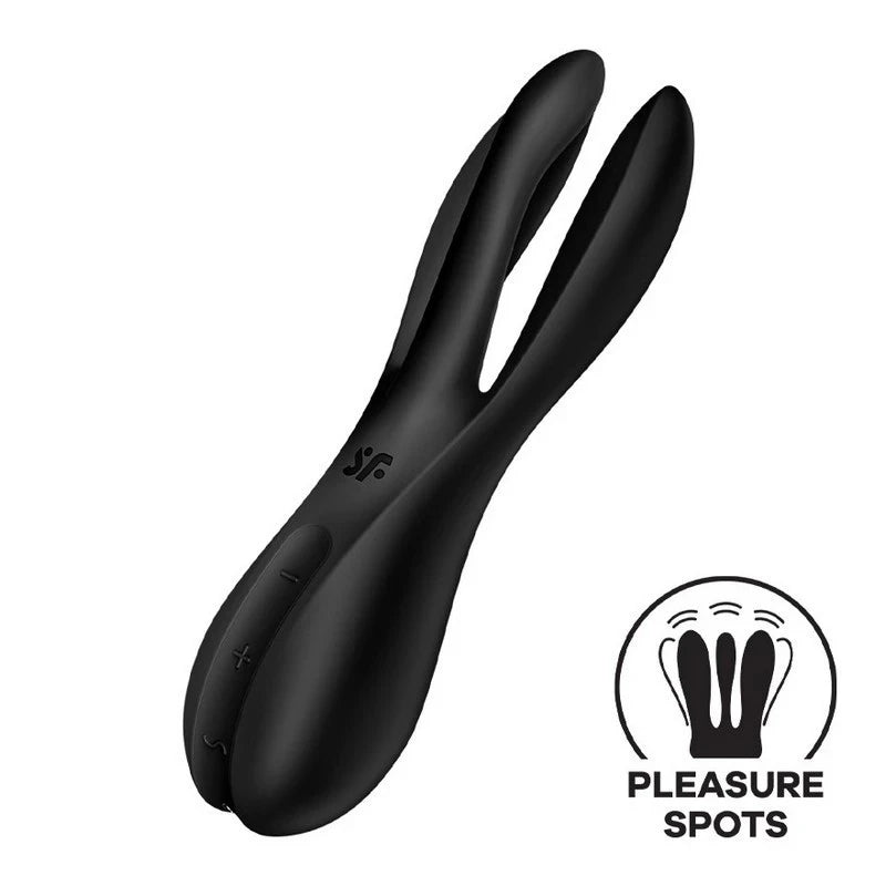 Satisfyer Threesome 2 Layon 12 Functions Clitoral Massager Masturbators and Strokers