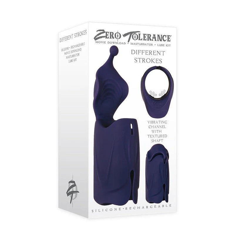 Zero Tolerance Different Strokes Vibrating Male Stroker Masturbators and Strokers
