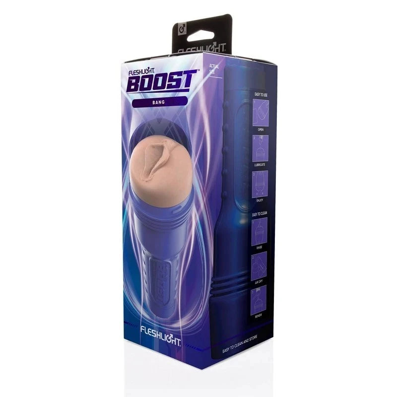 Fleshlight Boost Bang Realistic Pleasure Male Masturbator Masturbators and Strokers