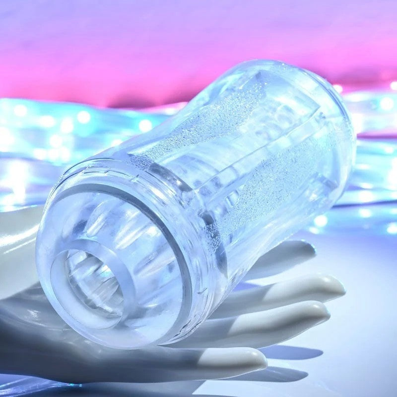 Gender X's Dual-Ended Vibrating Transparent Massager Masturbators and Strokers