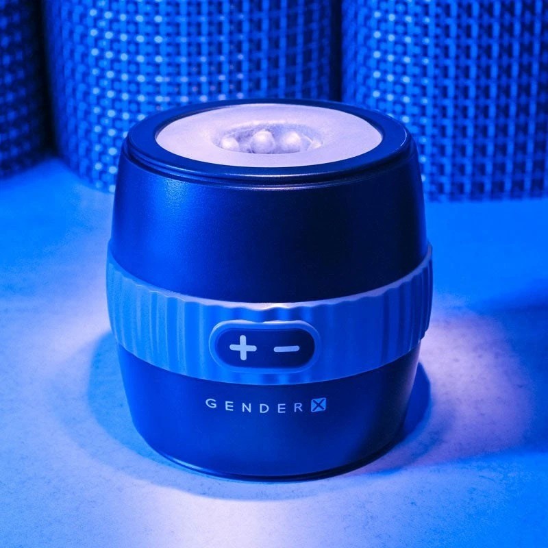 Gender X's Dual-Ended Vibrating Delight - 12 Thrilling Modes Masturbators and Strokers