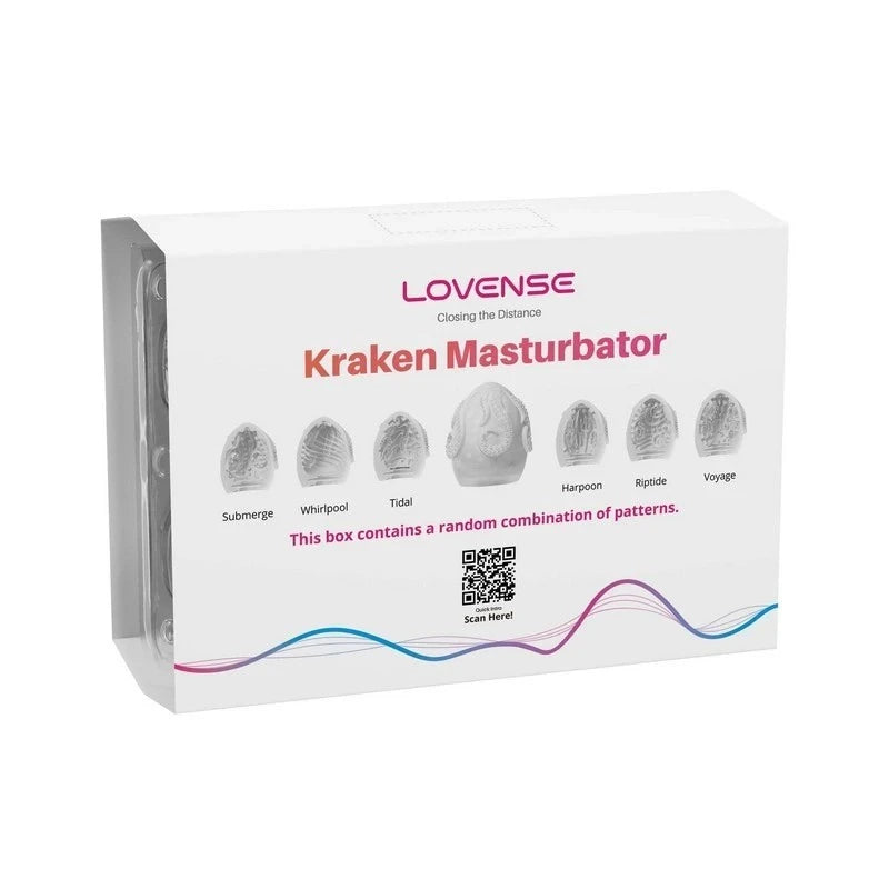 Lovense Kraken Stretchable Male Masturbator Egg Masturbators and Strokers