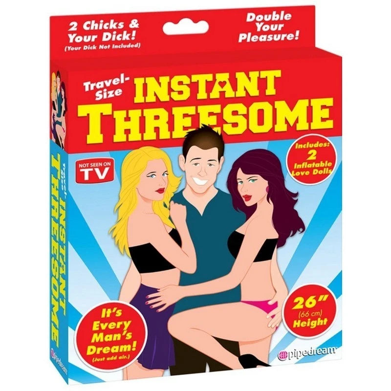 Pipedream Travel Size Instant Threesome Sex Doll Love Dolls