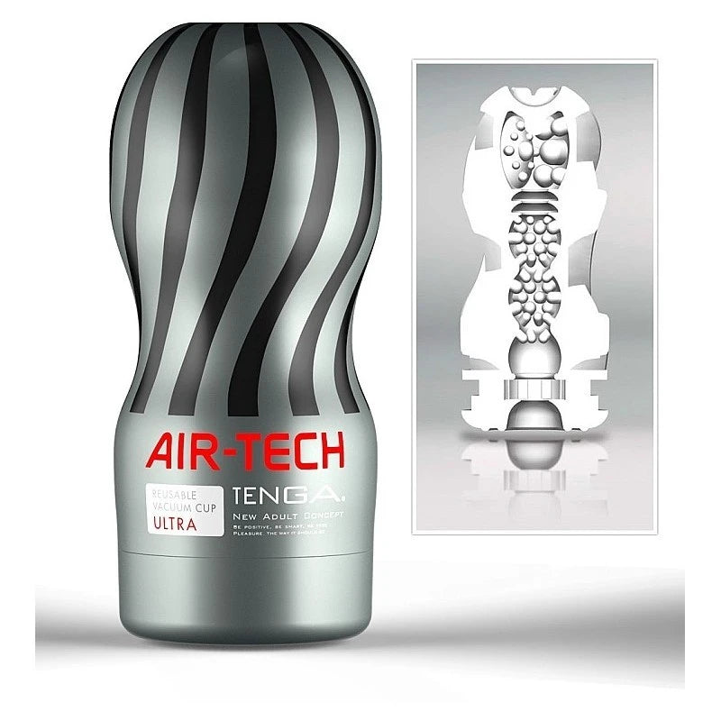 Tenga Air-Tech Re-Usable Vacuum Cup U.S Grey Masturbators and Strokers