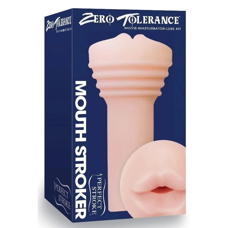 Zero Tolerance Perfect Stroke Replacement Sleeve Mouth Flesh Masturbators and Strokers