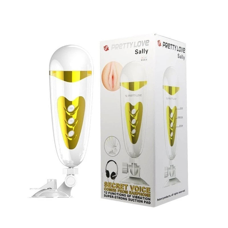 Pretty Love Sally Masturbator with Earphone Masturbators and Strokers