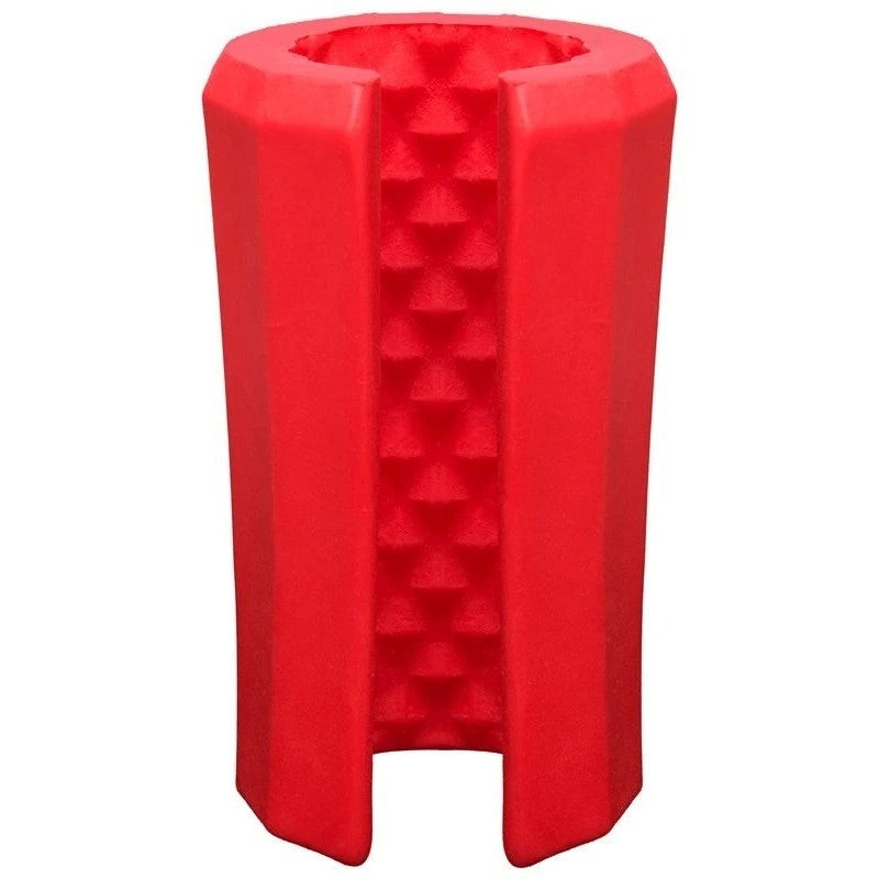 Doc Johnson Platinum The Tru Stroke Beaded Masturbator Red Masturbators and Strokers