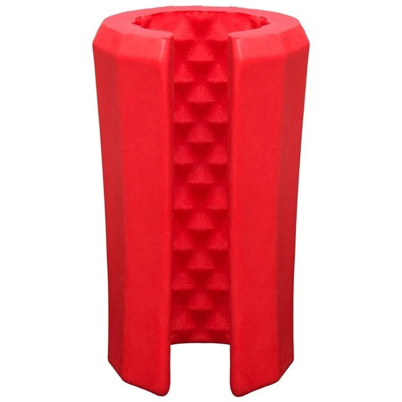 Doc Johnson Platinum The Tru Stroke Beaded Masturbator Red Masturbators and Strokers