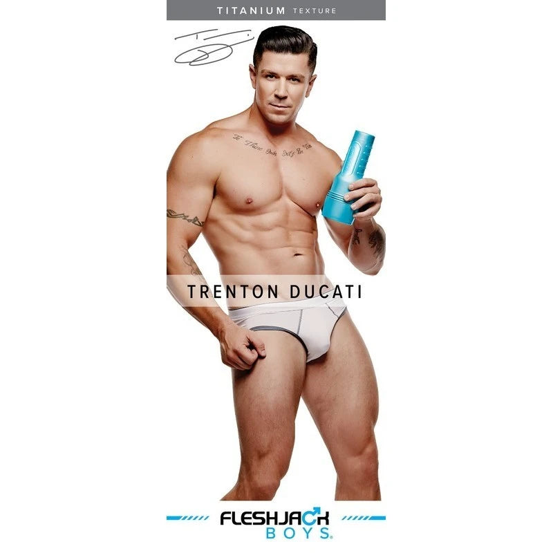 Fleshjack Boys Trenton Ducati Titanium Mens Masturbator Fleshlight Male Masturbators