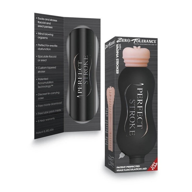 Zero Tolerance Perfect Stroke Vagina Stroker With Bottle Masturbators and Strokers