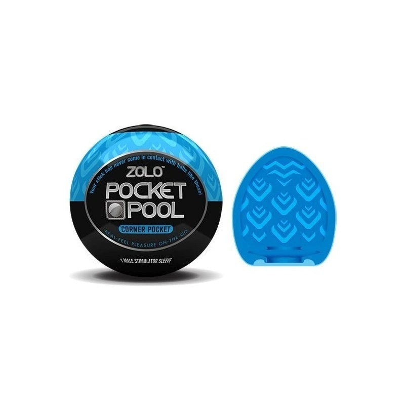 Zolo Pocket Pool Single Corner Pocket Masturbators and Strokers