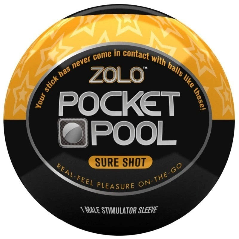 Zolo Pocket Pool Single Sure Shot Masturbators and Strokers
