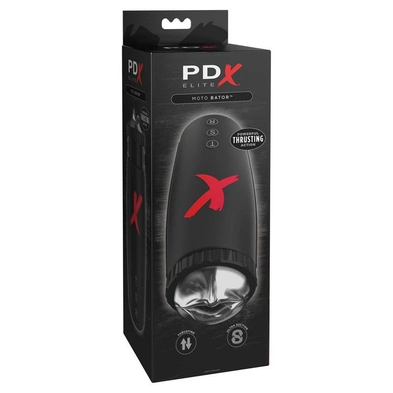 PDX Elite Moto Bator Intense Suction Male Masturbator Masturbators and Strokers