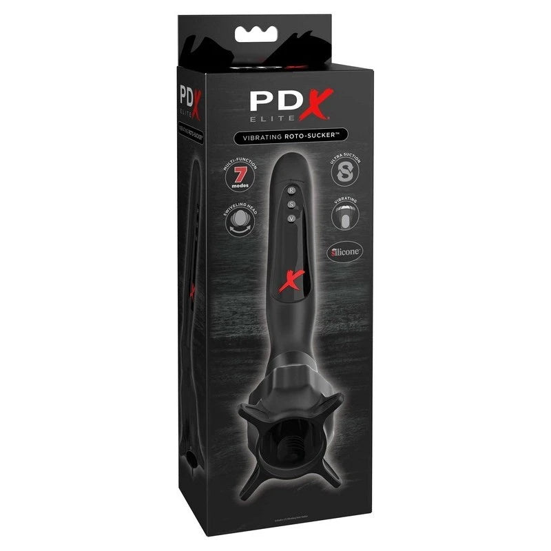 PDX Elite Vibrating Roto-Sucker Male Stroker Realistic Butts And Vaginas