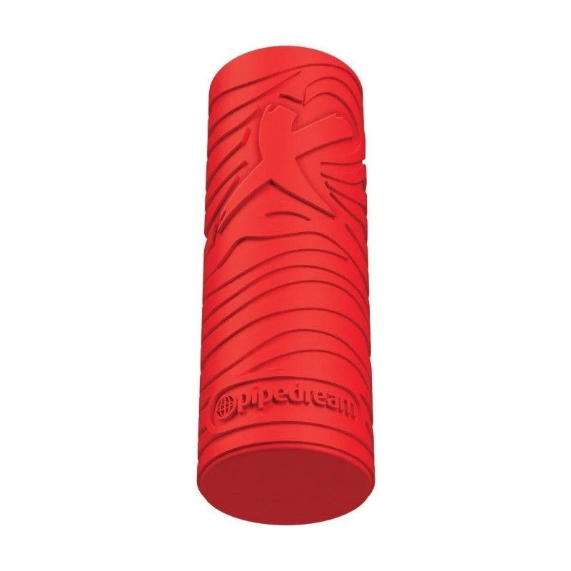 PDX Elite EZ Grip Squeezable Male Stroker Red Masturbators and Strokers