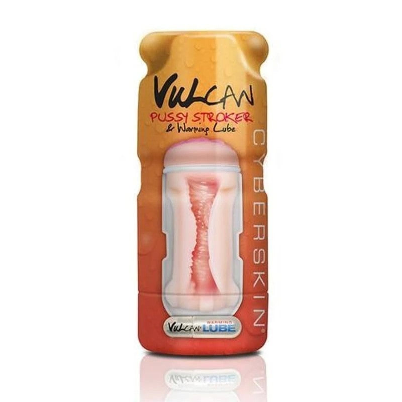 Cyberskin Vulcan Pussy Stroker with Warming Lube Masturbators and Strokers