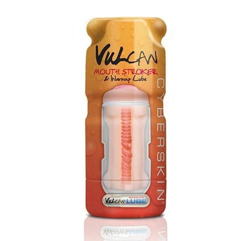 Cyberskin Vulcan Mouth Stroker with Warming Lube Realistic Butts And Vaginas