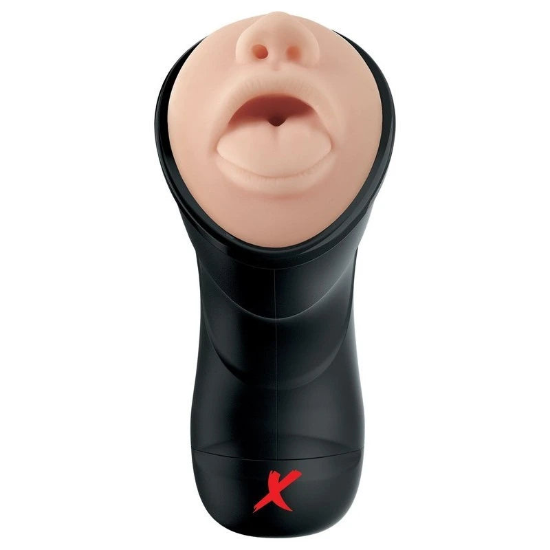 PDX Elite Deep Throat Vibrating Mens Stroker Masturbators and Strokers