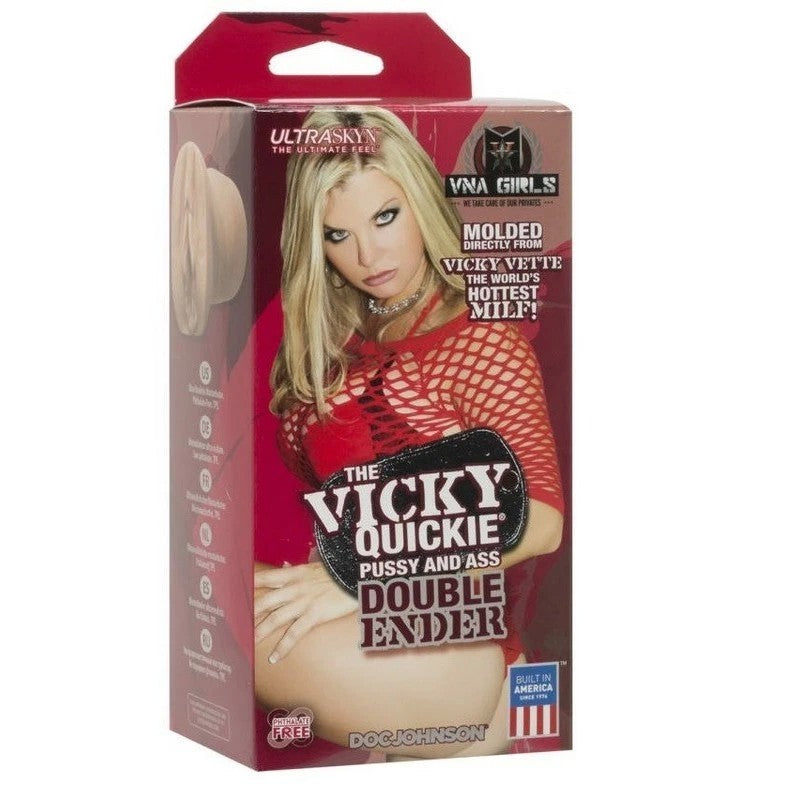 Doc Johnson Vicky Vette Quickie Double Ender Masturbator Masturbators and Strokers
