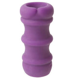 Doc Johnson Mood Pleaser Thick Ribs Mens Masturbator Purple Masturbators and Strokers