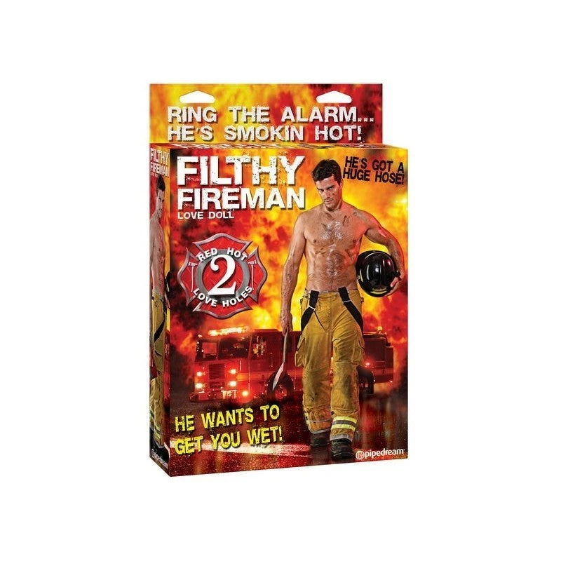 Pipedream Filthy Fireman Blow Up Inflatable Love Doll Love Dolls