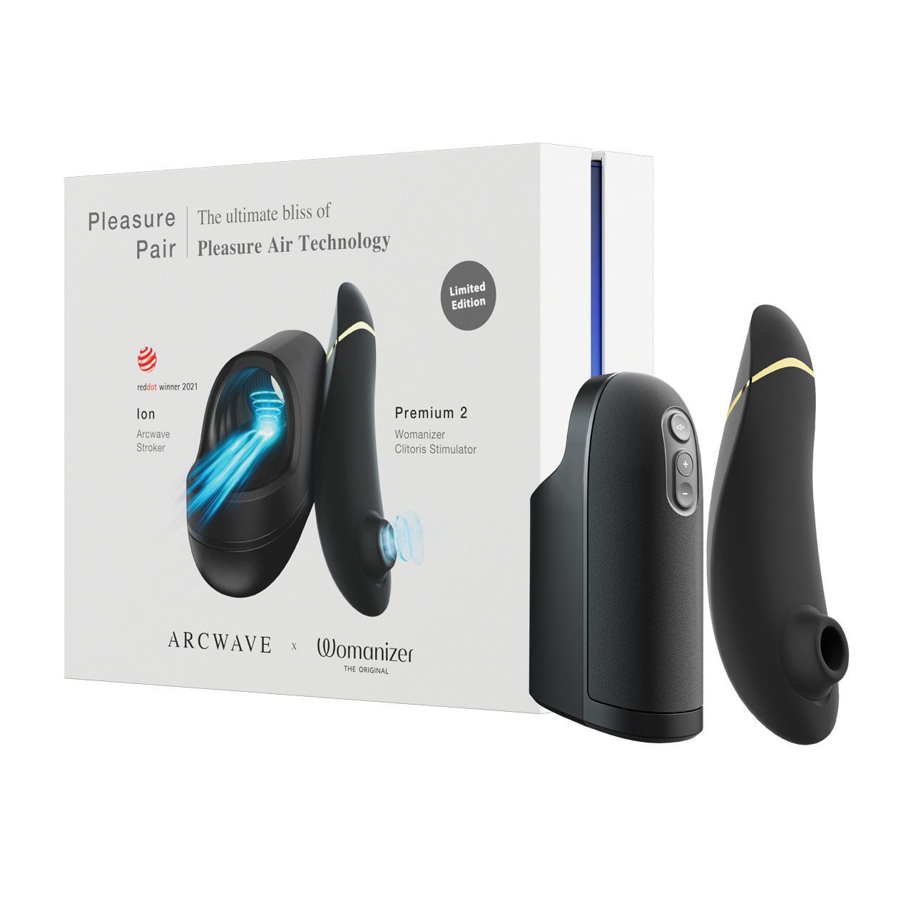 Pleasure Pair Arcwave Ion & Womanizer Premium 2 Stroker Default Title Masturbators and Strokers