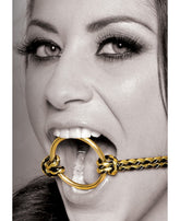 Fetish Fantasy Gold BDSM Play Open Mouth Gag Bondage Gags and Bits