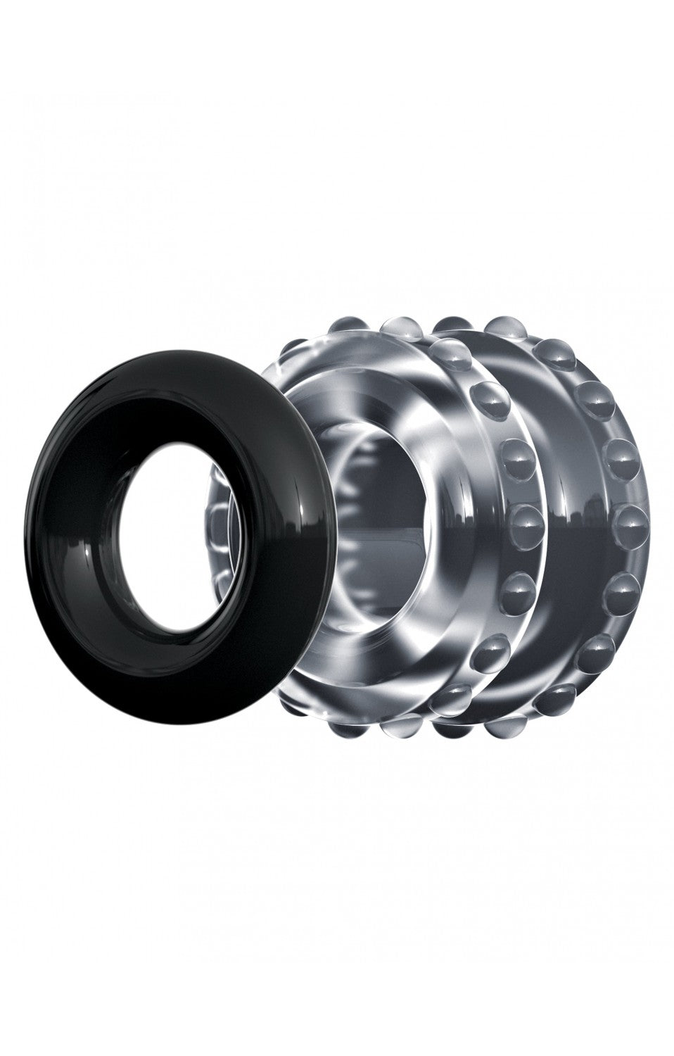 Sir Richards Control Pro Performance Cock Ring Black Stretchy Cock Rings